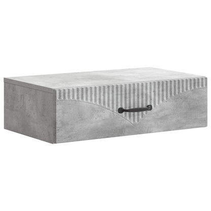 Wall-Mounted Side Table Concrete Grey 59 x 34.5 x 17 cm