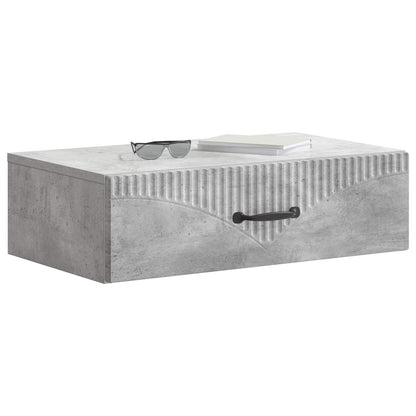 Wall-Mounted Side Table Concrete Grey 59 x 34.5 x 17 cm