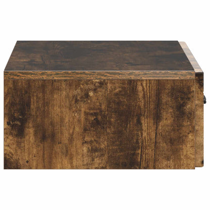 Wall-Mounted Side Table Smoked Oak 59 x 34.5 x 17 cm