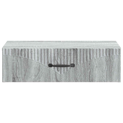 Wall-Mounted Side Table Grey Sonoma 59 x 34.5 x 17 cm