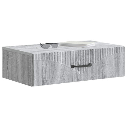 Wall-Mounted Side Table Grey Sonoma 59 x 34.5 x 17 cm