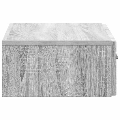 Wall-Mounted Side Table Grey Sonoma 59 x 34.5 x 17 cm