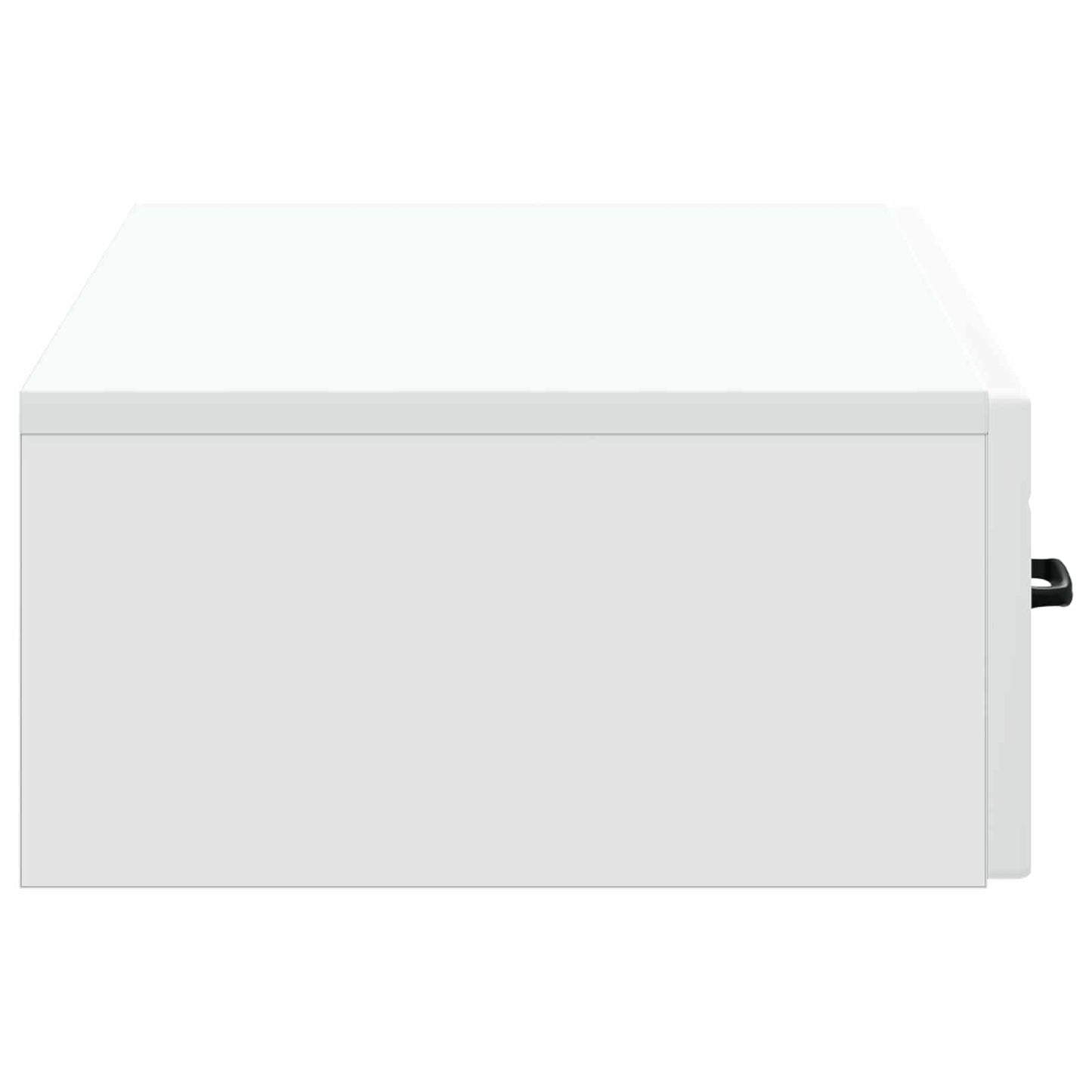 Wall-Mounted Side Table Wall-mounted White 87.5 x 34.5 x 17 cm