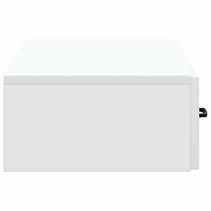 Wall-Mounted Side Table Wall-mounted White 87.5 x 34.5 x 17 cm