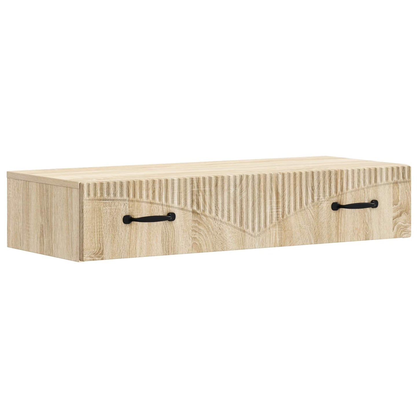 Wall-Mounted Side Table Sonoma Oak 87.5 x 34.5 x 17 cm