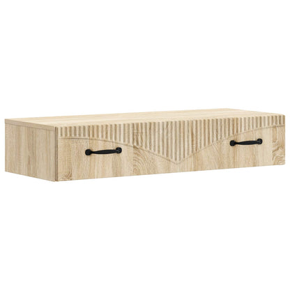 Wall-Mounted Side Table Sonoma Oak 87.5 x 34.5 x 17 cm
