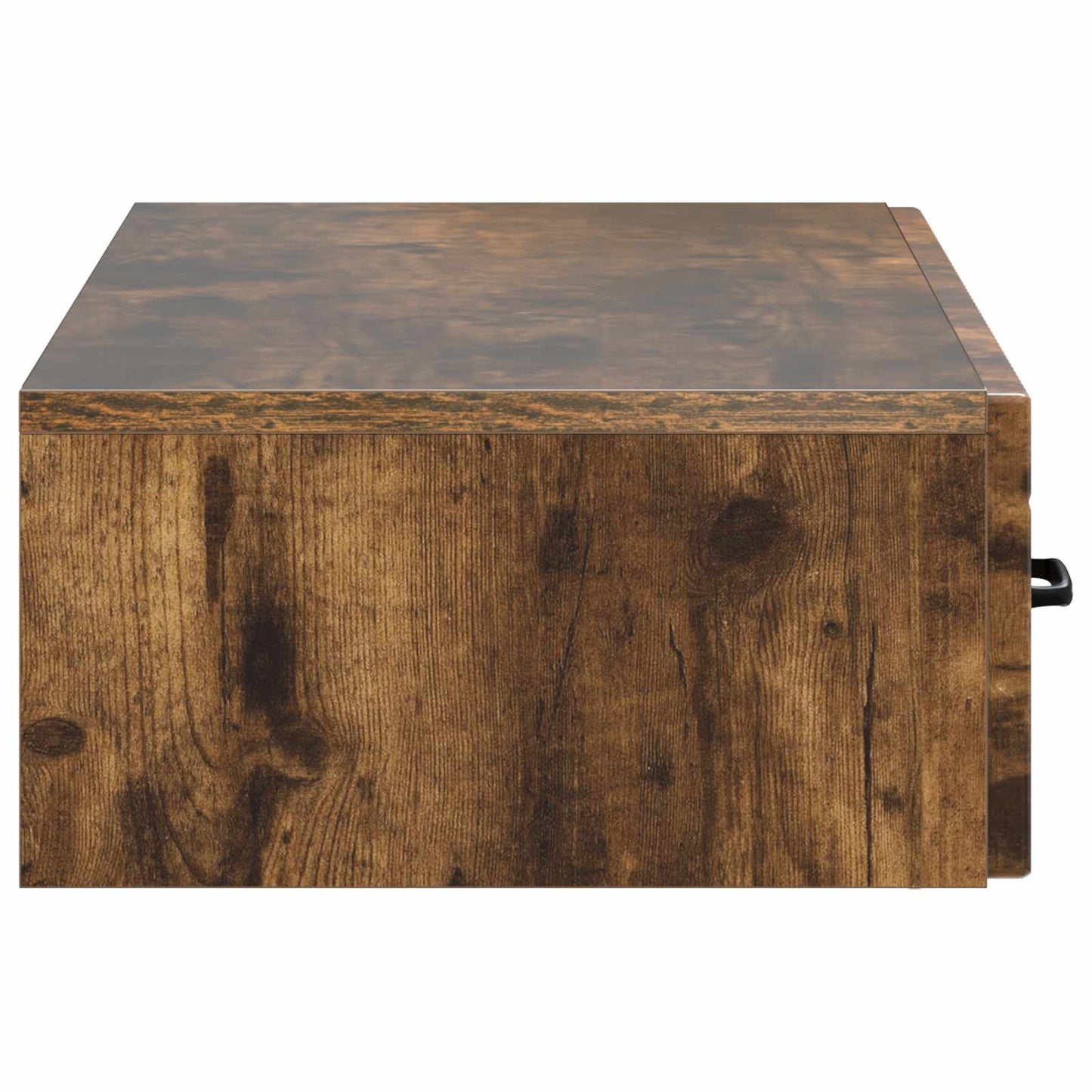 Wall-Mounted Side Table Smoked Oak 87.5 x 34.5 x 17 cm