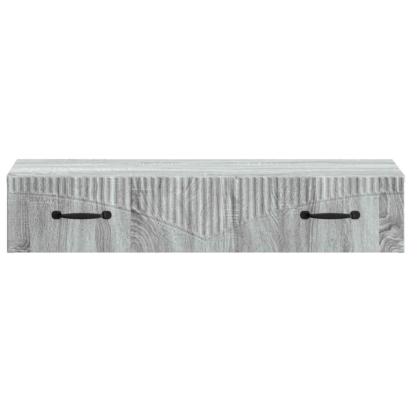 Wall-Mounted Side Table Grey Sonoma 87.5 x 34.5 x 17 cm