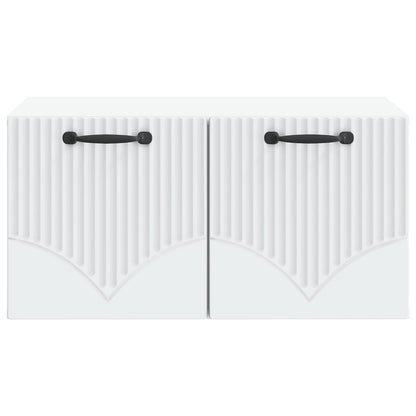 Wall-Mounted TV Cabinet White 59.5 x 41 x 30 cm Engineered Wood