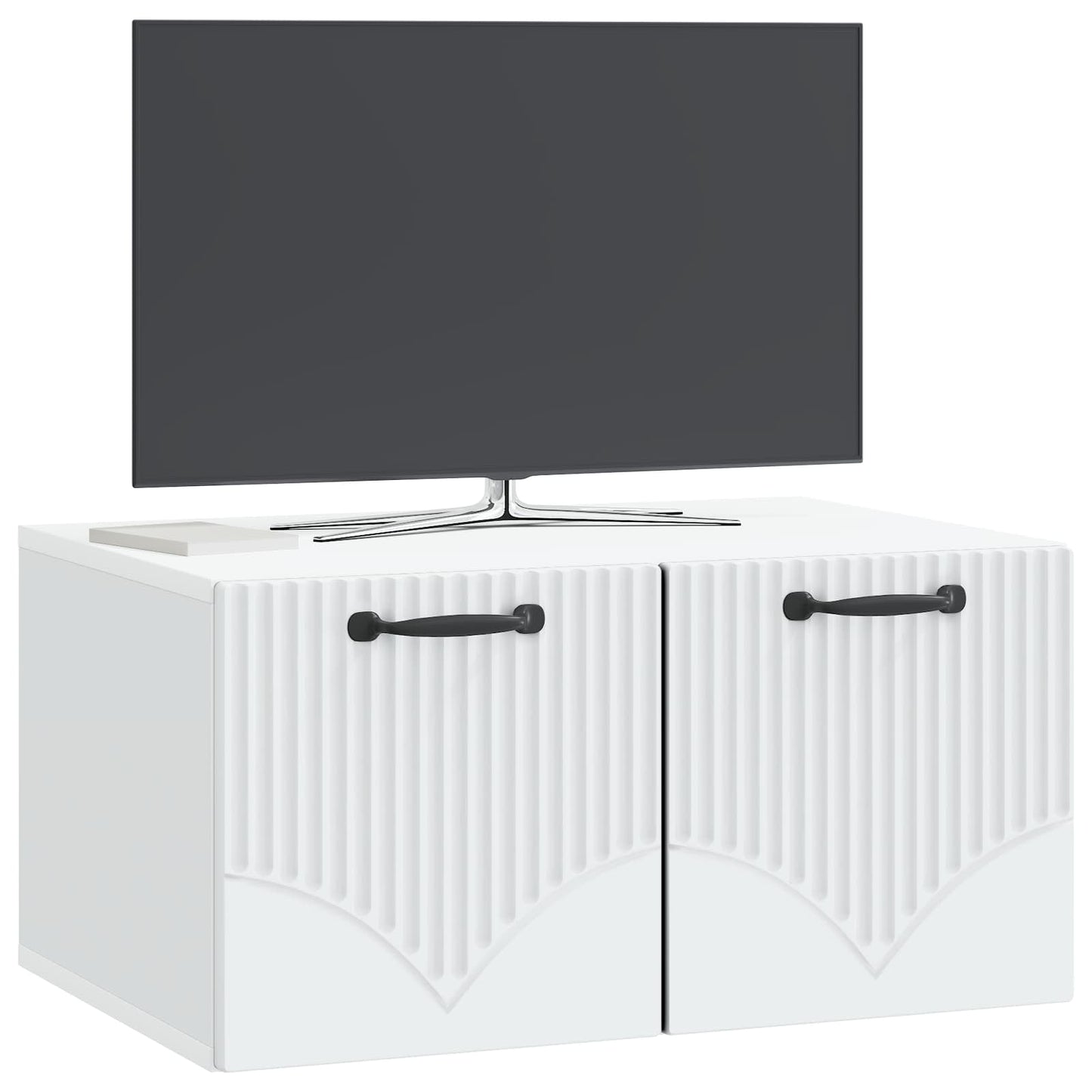 Wall-Mounted TV Cabinet White 59.5 x 41 x 30 cm Engineered Wood