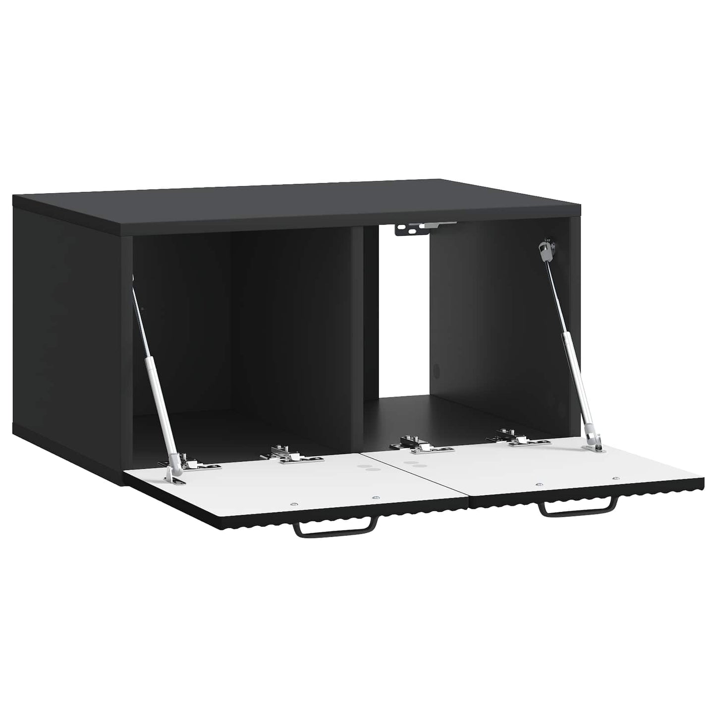 Wall-Mounted TV Cabinet Black 59.5 x 41 x 30 cm Engineered Wood