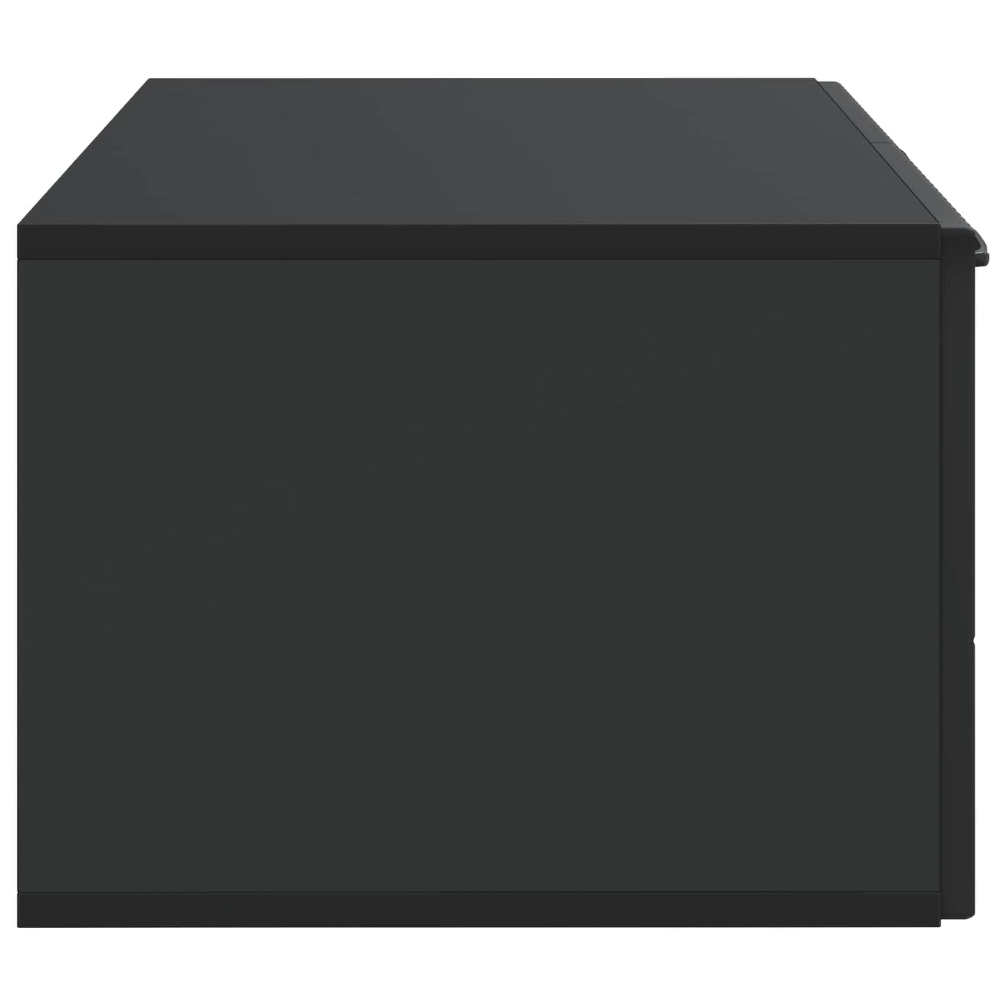 Wall-Mounted TV Cabinet Black 59.5 x 41 x 30 cm Engineered Wood