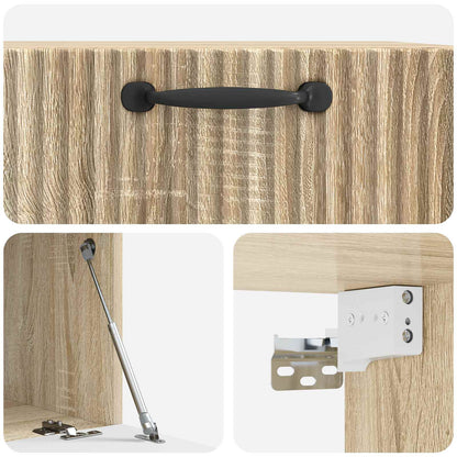 Wall-Mounted TV Cabinet Sonoma Oak 59.5 x 41 x 30 cm