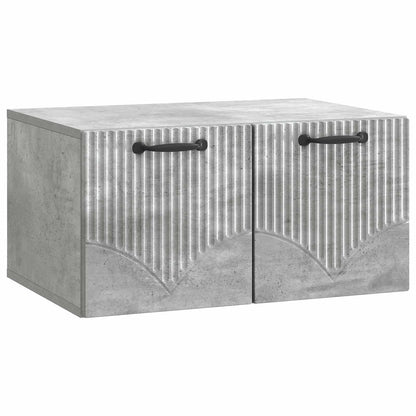 Wall-Mounted TV Cabinet Concrete Grey 59.5 x 41 x 30 cm