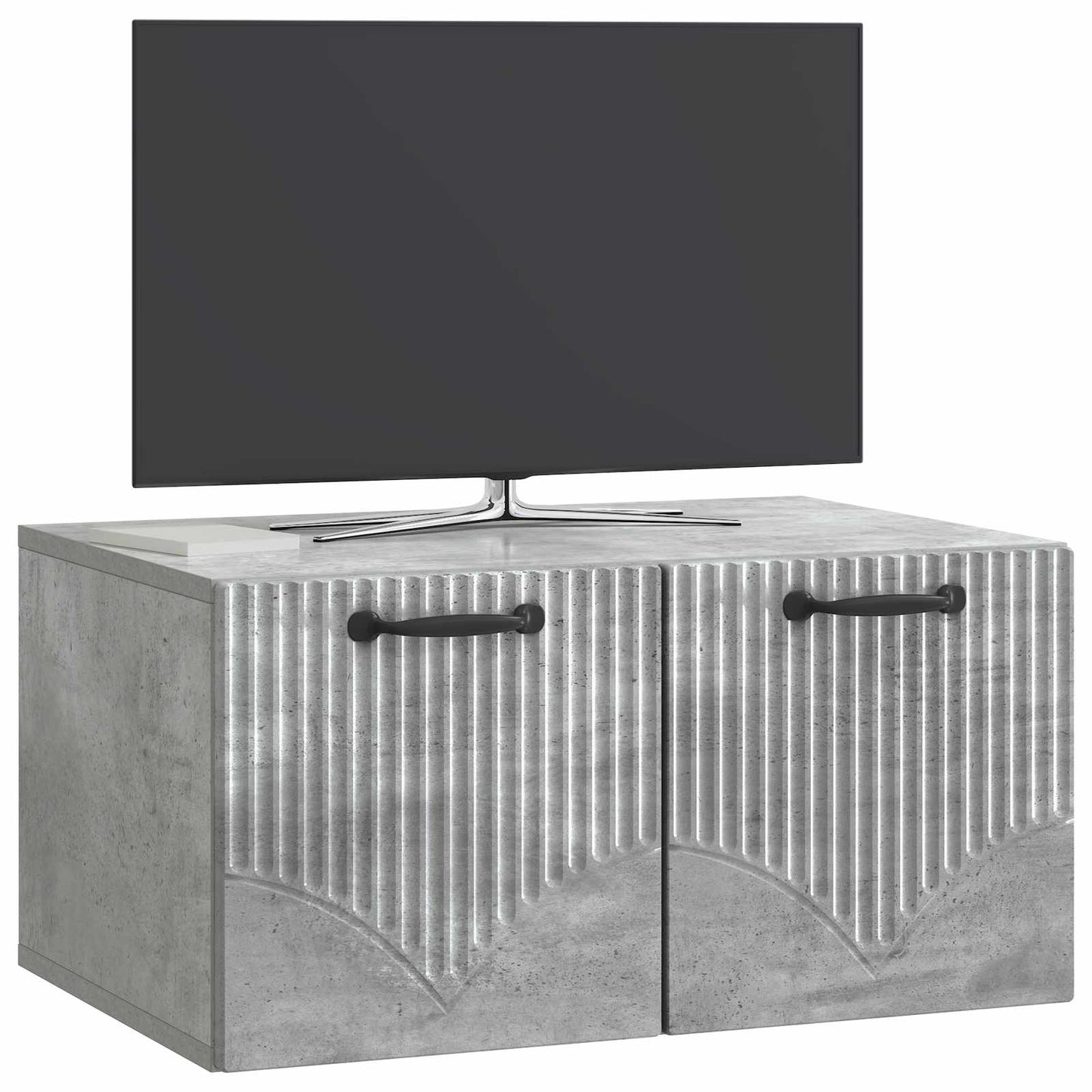 Wall-Mounted TV Cabinet Concrete Grey 59.5 x 41 x 30 cm