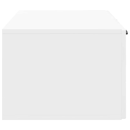 Wall-Mounted TV Cabinet High Gloss White 59.5 x 41 x 30 cm
