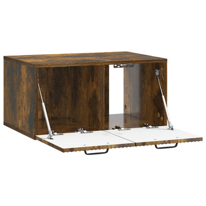 Wall-Mounted TV Cabinet Smoked Oak 59.5 x 41 x 30 cm