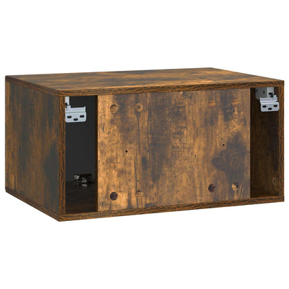 Wall-Mounted TV Cabinet Smoked Oak 59.5 x 41 x 30 cm