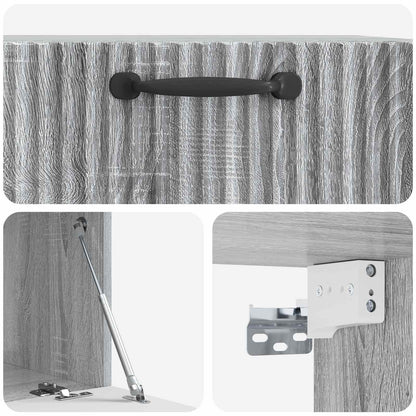 Wall-Mounted TV Cabinet Grey Sonoma 59.5 x 41 x 30 cm
