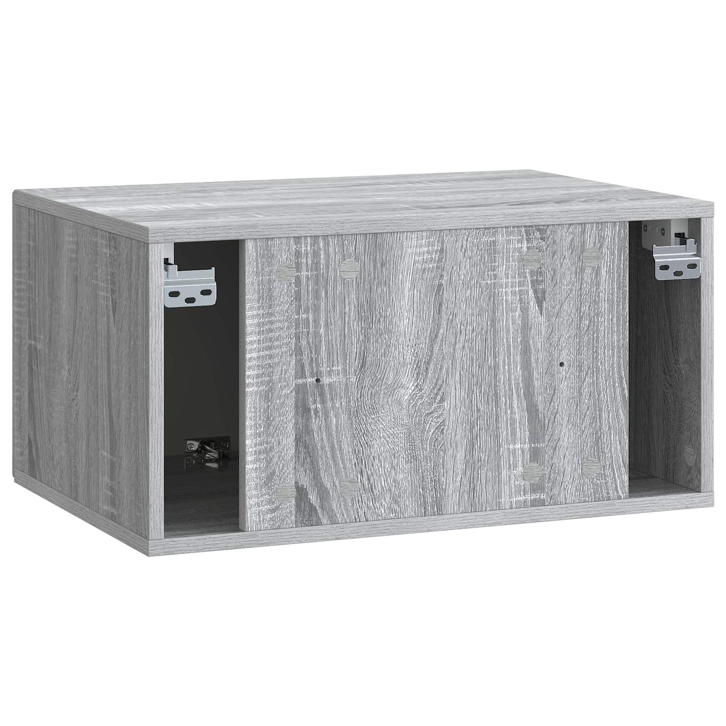 Wall-Mounted TV Cabinet Grey Sonoma 59.5 x 41 x 30 cm
