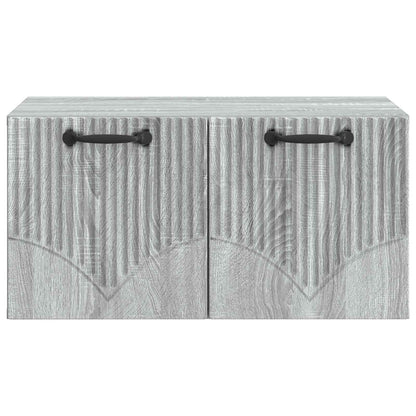 Wall-Mounted TV Cabinet Grey Sonoma 59.5 x 41 x 30 cm