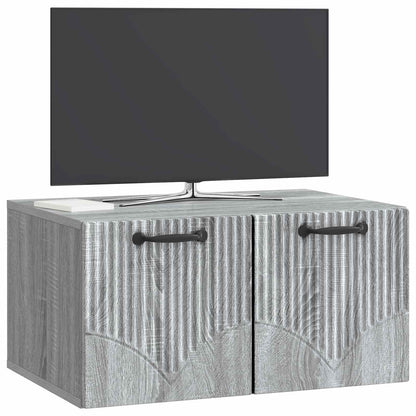 Wall-Mounted TV Cabinet Grey Sonoma 59.5 x 41 x 30 cm