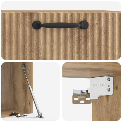 Wall-Mounted TV Cabinet Artisan Oak 59.5 x 41 x 30 cm