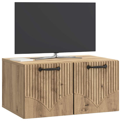 Wall-Mounted TV Cabinet Artisan Oak 59.5 x 41 x 30 cm