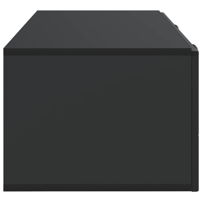 Wall-Mounted TV Cabinet Black 78.5 x 41 x 30 cm Engineered Wood