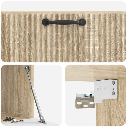 Wall-Mounted TV Cabinet Sonoma Oak 78.5 x 41 x 30 cm