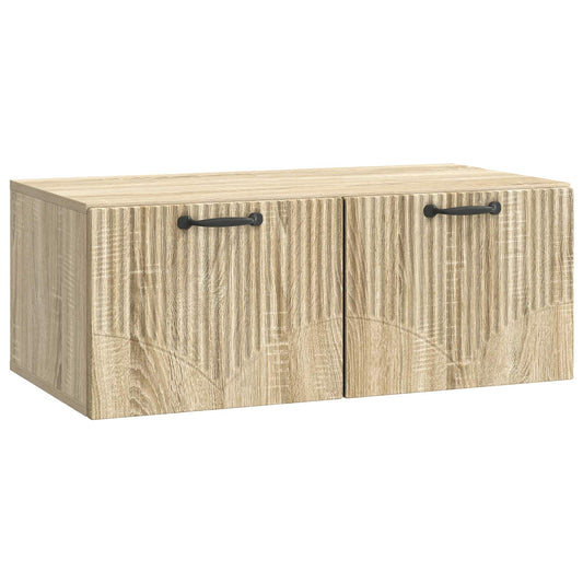 Wall-Mounted TV Cabinet Sonoma Oak 78.5 x 41 x 30 cm