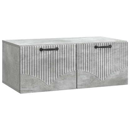 Wall-Mounted TV Cabinet Concrete Grey 78.5 x 41 x 30 cm