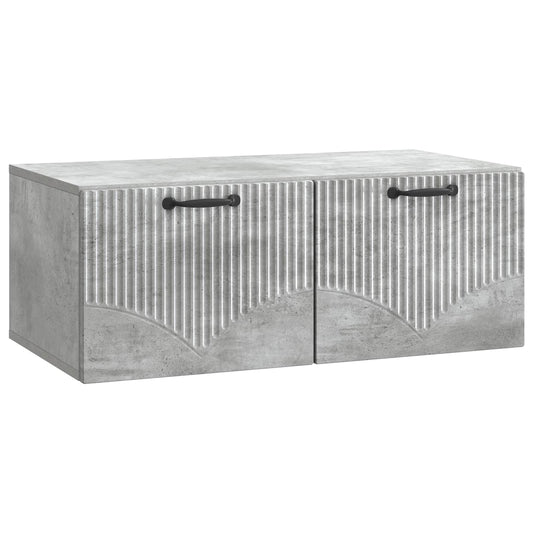 Wall-Mounted TV Cabinet Concrete Grey 78.5 x 41 x 30 cm
