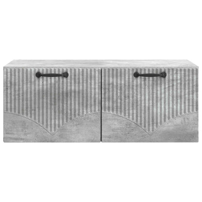 Wall-Mounted TV Cabinet Concrete Grey 78.5 x 41 x 30 cm
