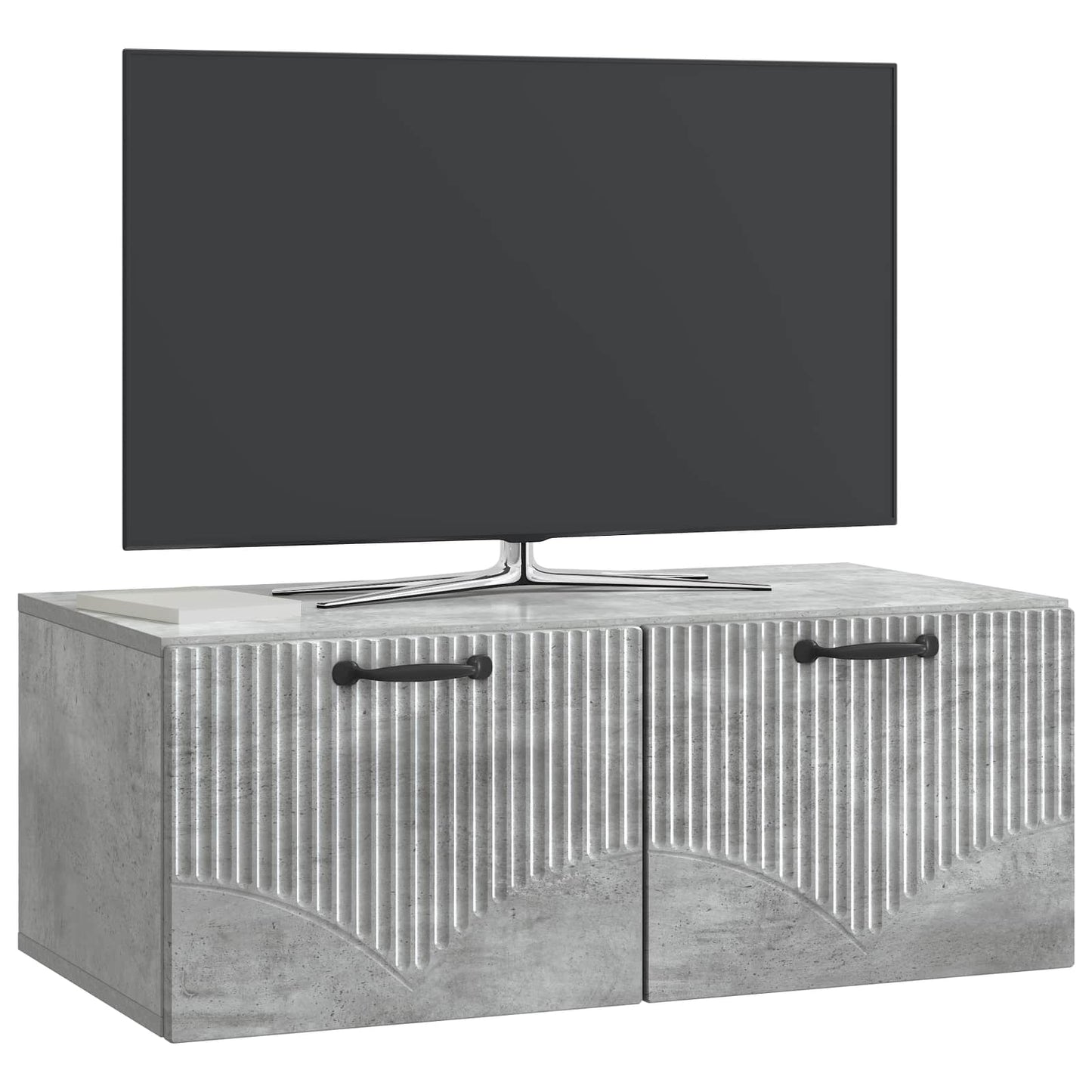 Wall-Mounted TV Cabinet Concrete Grey 78.5 x 41 x 30 cm