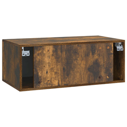 Wall-Mounted TV Cabinet Smoked Oak 78.5 x 41 x 30 cm
