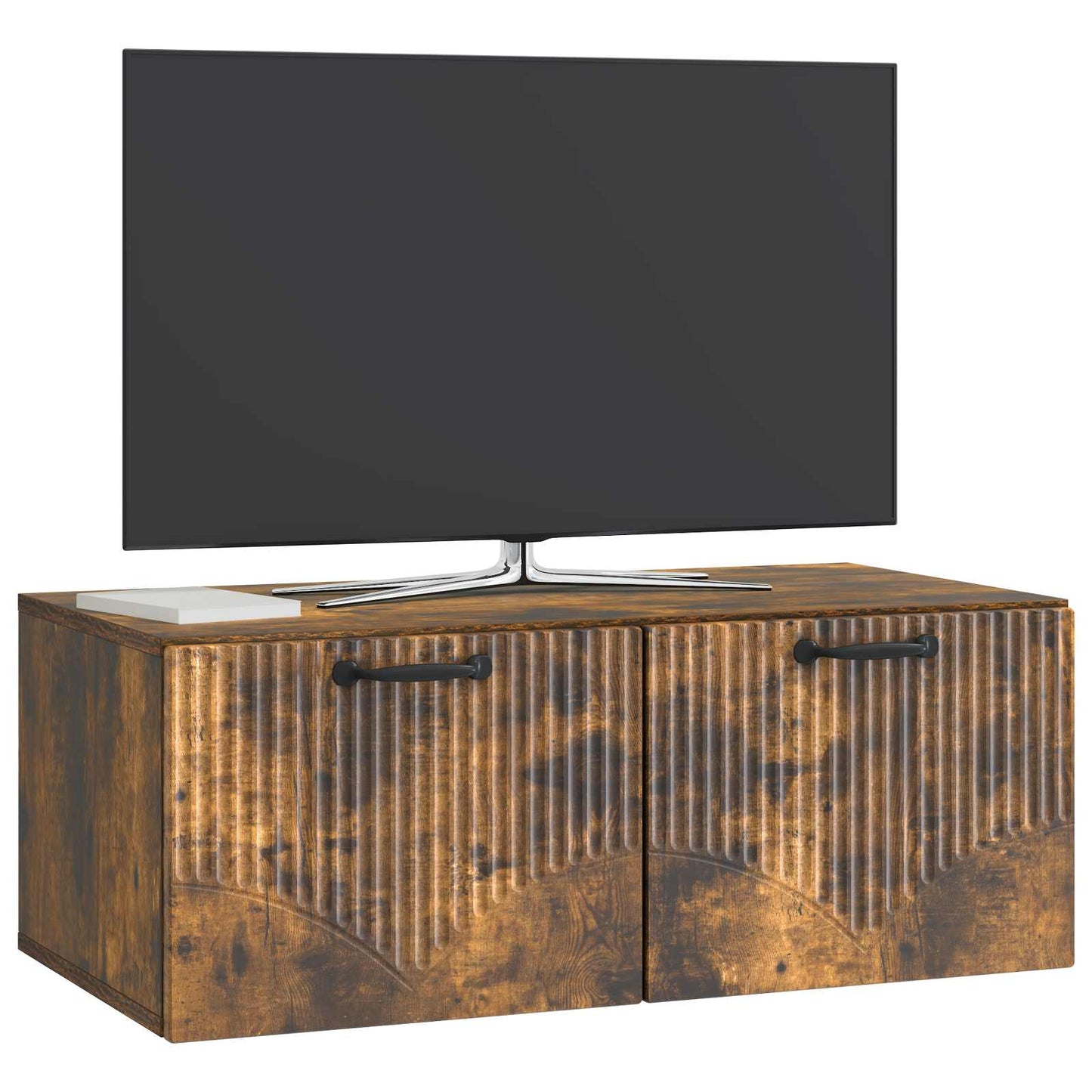 Wall-Mounted TV Cabinet Smoked Oak 78.5 x 41 x 30 cm