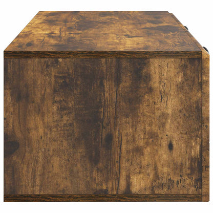 Wall-Mounted TV Cabinet Smoked Oak 78.5 x 41 x 30 cm