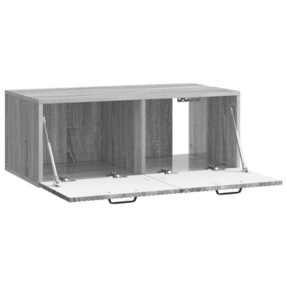 Wall-Mounted TV Cabinet Grey Sonoma 78.5 x 41 x 30 cm