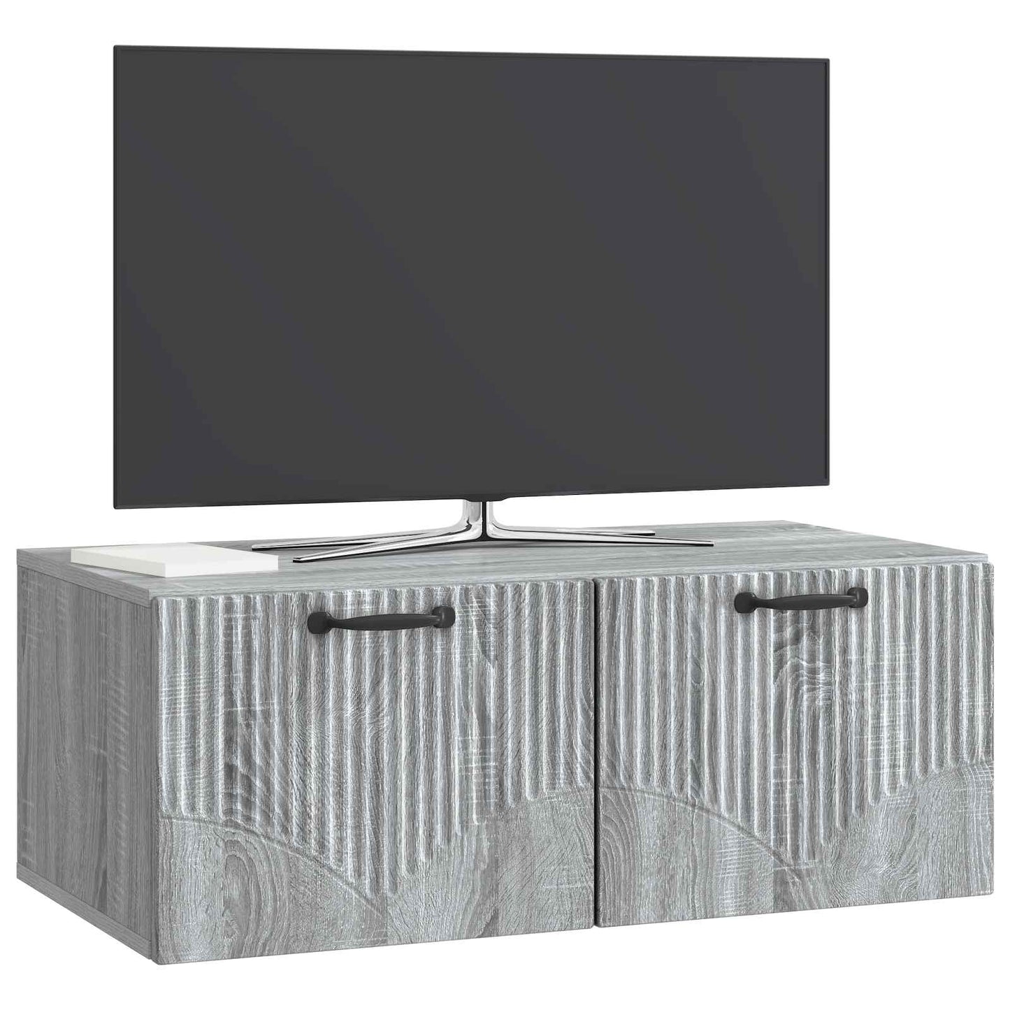 Wall-Mounted TV Cabinet Grey Sonoma 78.5 x 41 x 30 cm