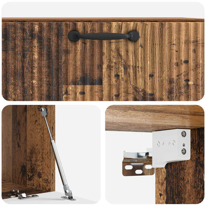 Wall-Mounted TV Cabinet Old Wood 78.5 x 41 x 30 cm