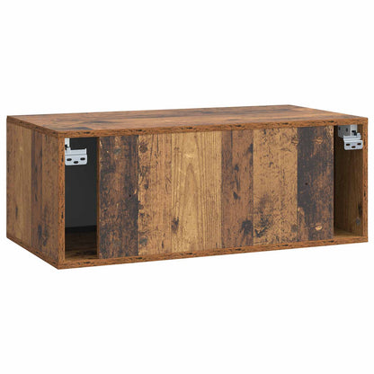 Wall-Mounted TV Cabinet Old Wood 78.5 x 41 x 30 cm