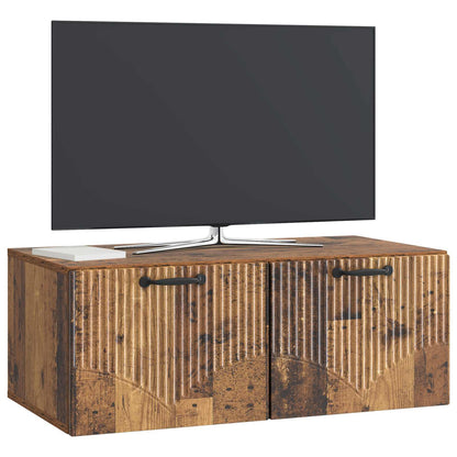 Wall-Mounted TV Cabinet Old Wood 78.5 x 41 x 30 cm