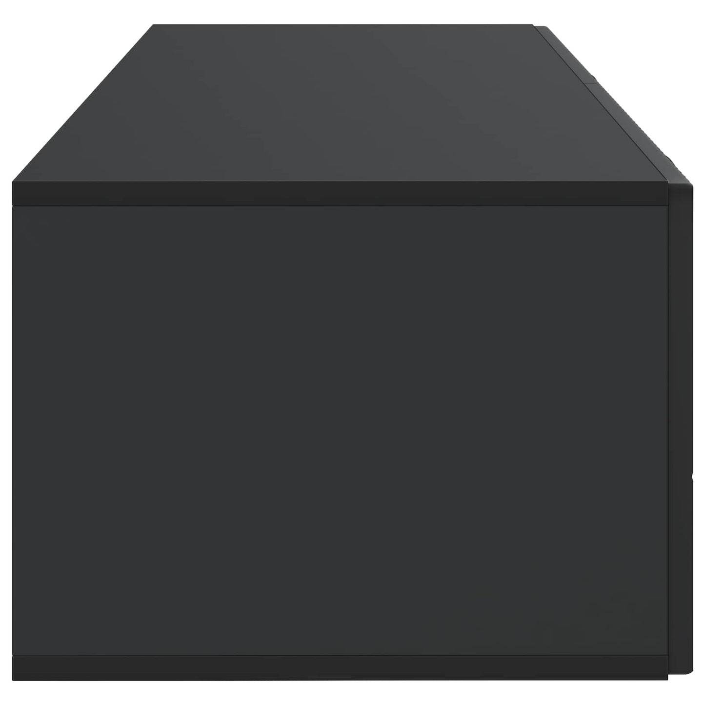Wall-Mounted TV Cabinet Black 98 x 41 x 30 cm Engineered Wood