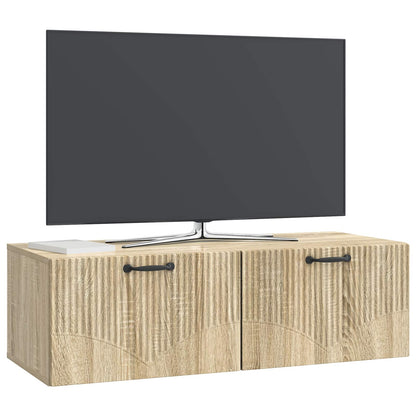 Wall-Mounted TV Cabinet Sonoma Oak 98 x 41 x 30 cm