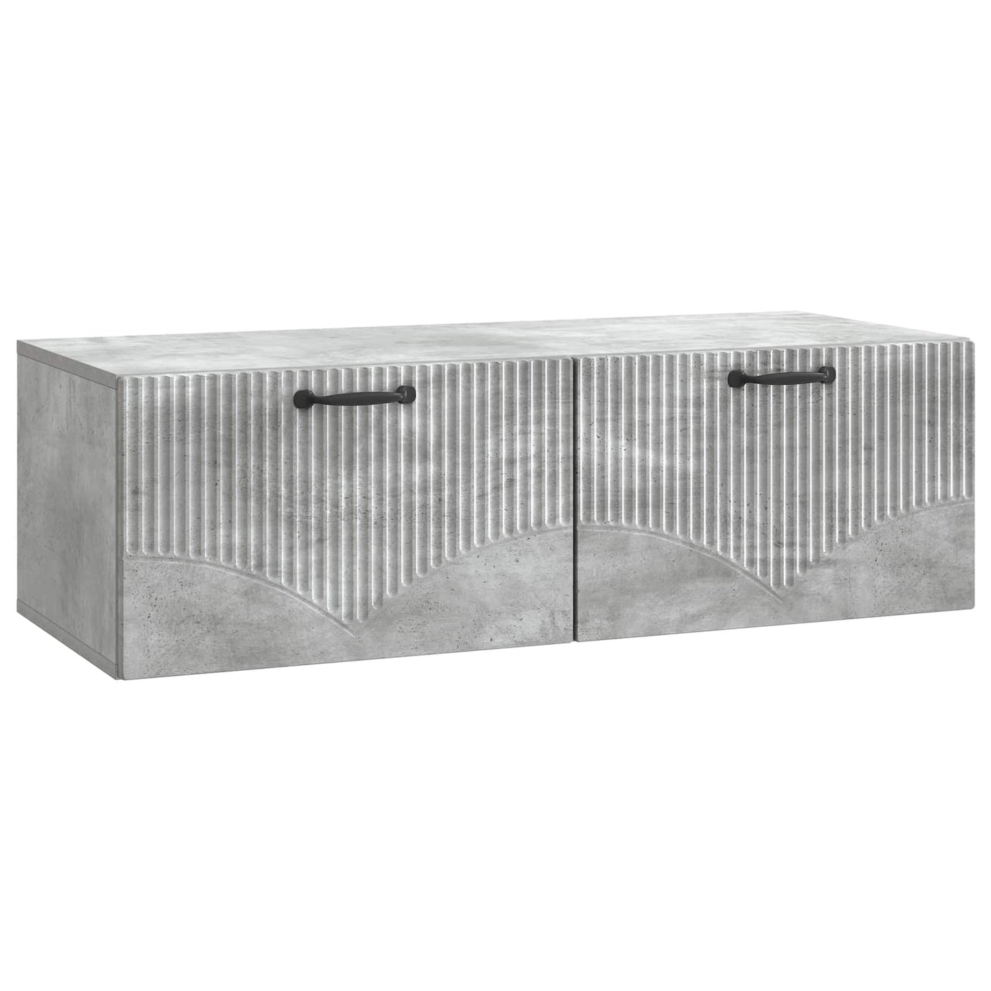 Wall-Mounted TV Cabinet Concrete Grey 98 x 41 x 30 cm
