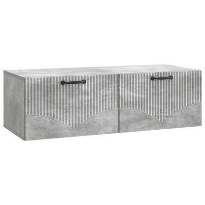 Wall-Mounted TV Cabinet Concrete Grey 98 x 41 x 30 cm