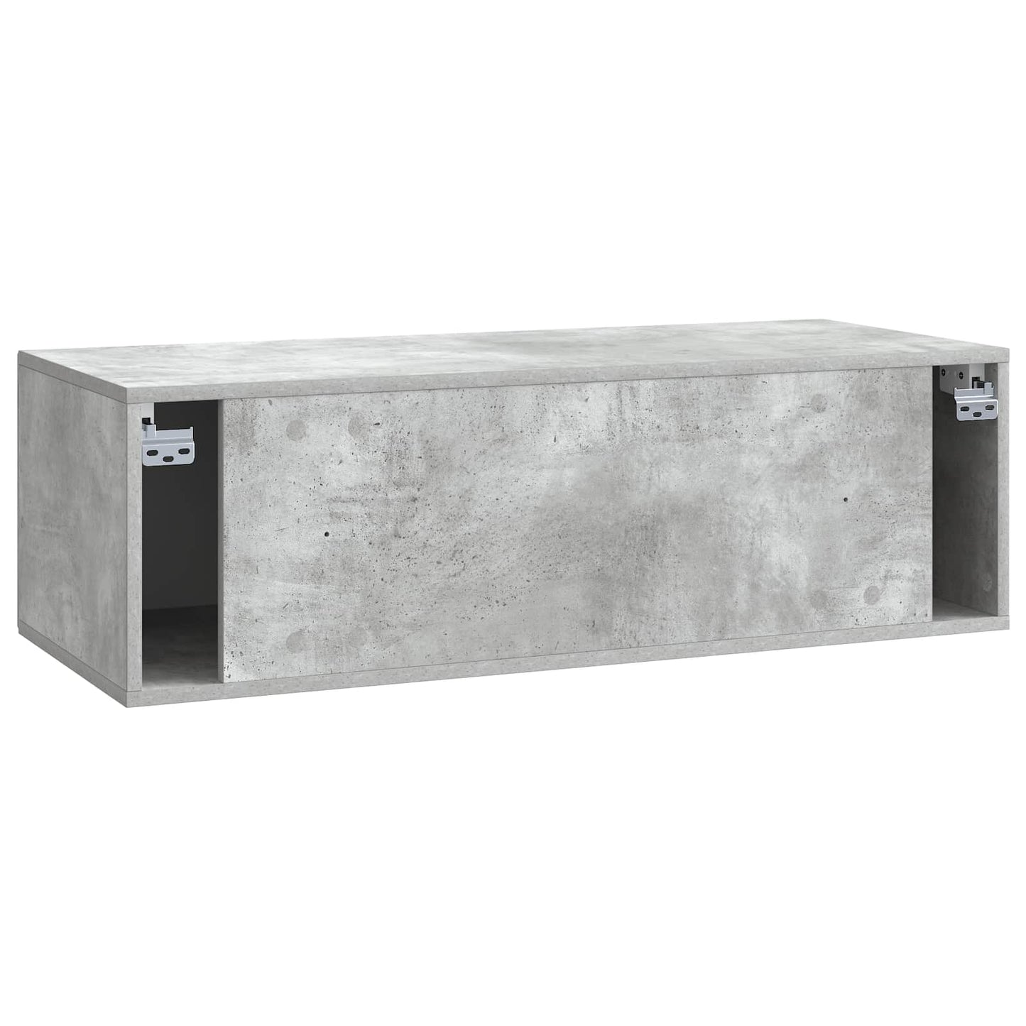 Wall-Mounted TV Cabinet Concrete Grey 98 x 41 x 30 cm