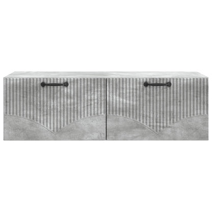 Wall-Mounted TV Cabinet Concrete Grey 98 x 41 x 30 cm