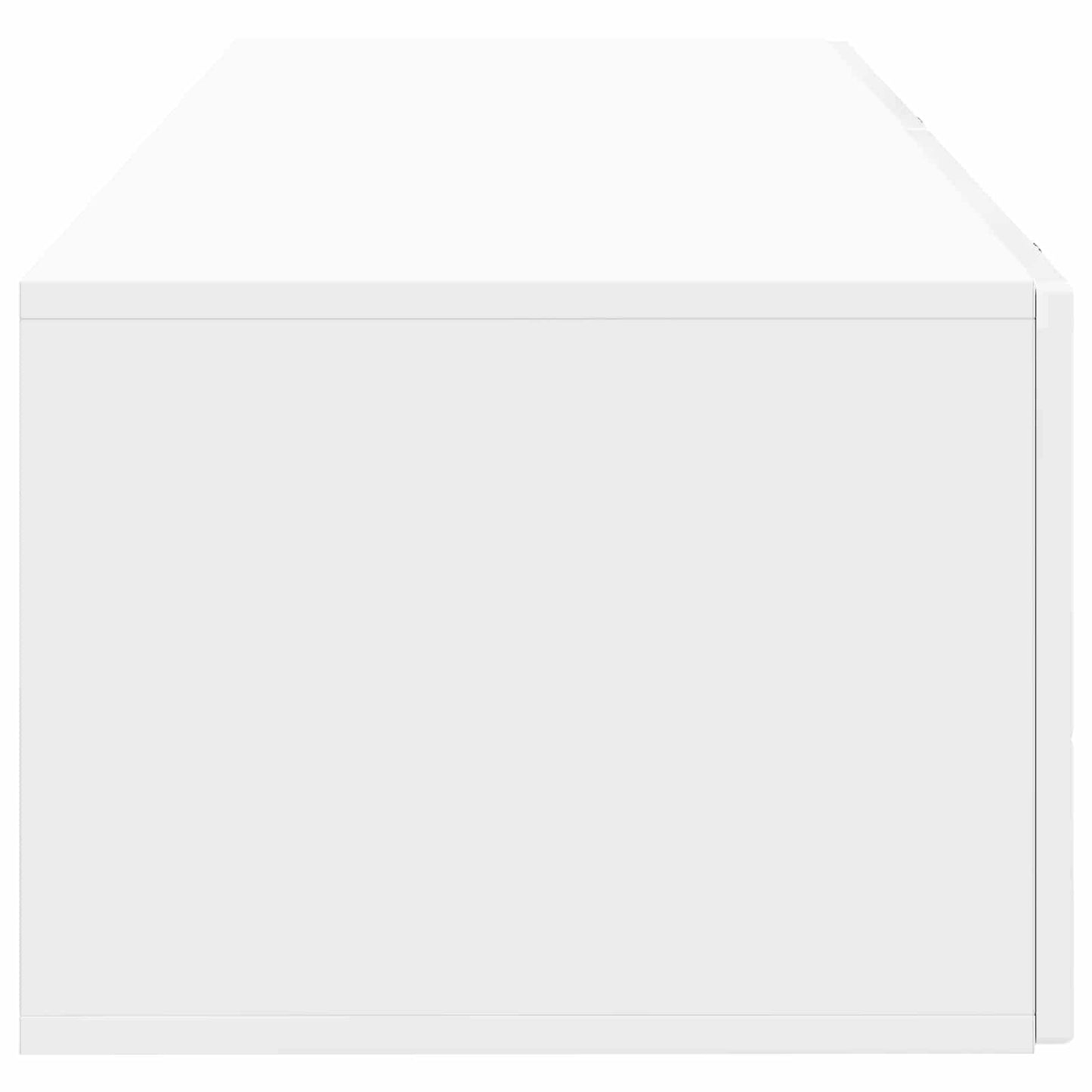 Wall-Mounted TV Cabinet High Gloss White 98 x 41 x 30 cm